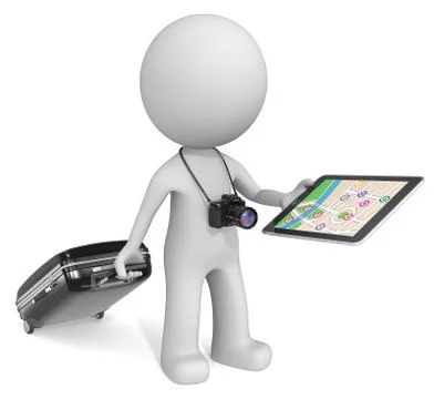 GPS Pad. Stock Illustration