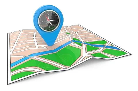 GPS Pointer. Stock Illustration