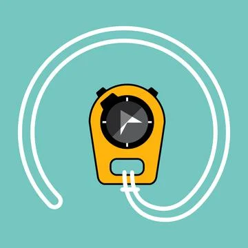 GPS tracker. Stock Illustration