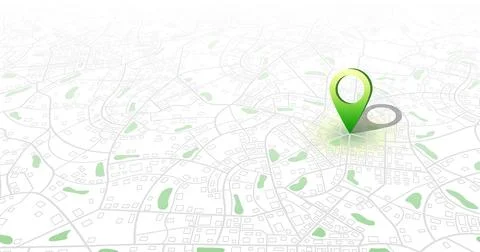 Gps tracking map. Abstract isometric location tracks dashboard. Track navigation Stock Illustration