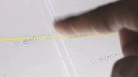 GPS/Mapping system on a Tablet Computer (1) Stock Footage 3946580