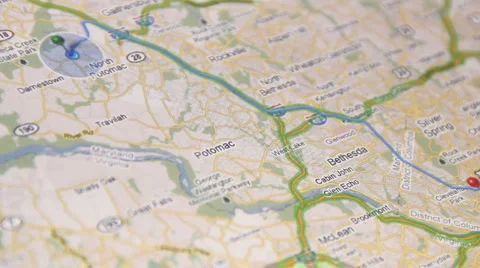GPS/Mapping system on a Tablet Computer (3) Stock Footage