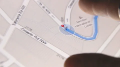 GPS/Mapping system on a Tablet Computer (5) Stock Footage 3995737