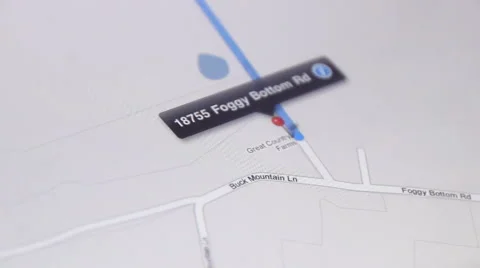 GPS/Mapping system on a Tablet Computer (7) Stock Footage 3986489