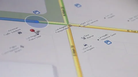 GPS/Mapping system on a Tablet Computer (8) Stock Footage 4279466