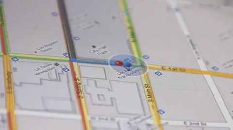 GPS/Mapping system on a Tablet Computer (9) Stock Footage 4278872