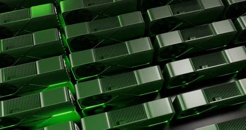 Gpu card background Stock Footage 332491238
