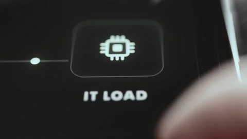 GPU Cluster Risk Detection Control with Interactive Data Stock Footage 340560493