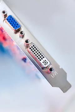 Gpu Graphics Proccesing Unit white background on white background details mac Stock Photos