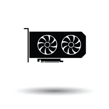 GPU icon Stock Illustration