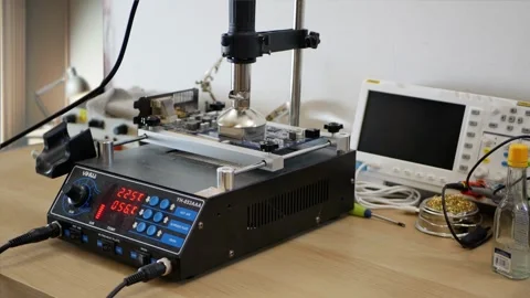 GPU Reflow Process in Action Stock Footage 276208698