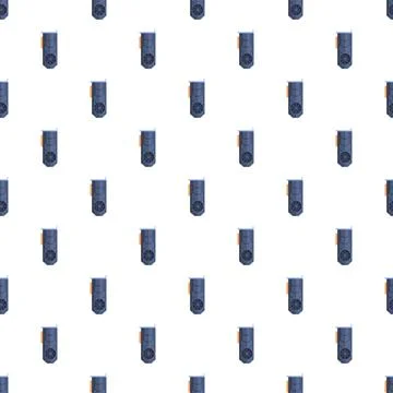 Gpu video card hardware components seamless pattern Stock Illustration