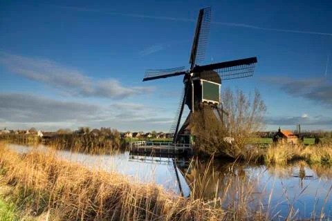 The Graaflandse windmill Foto stock
