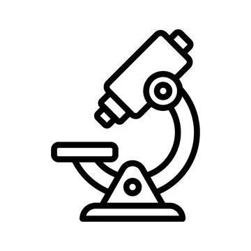 Grab this amazing icon of microscope in modern style, a laboratory research Stock Illustration