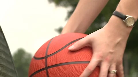 Grab basketball Stock Footage 919027