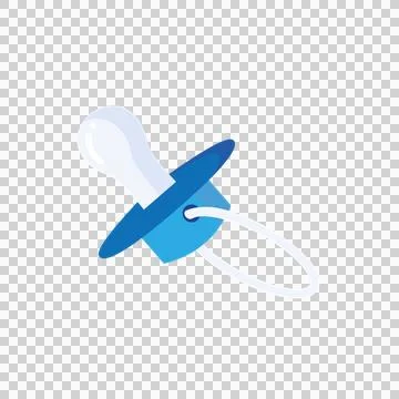 Grab this beautifully designed icon of pacifier, nipple vector design Stock Illustration