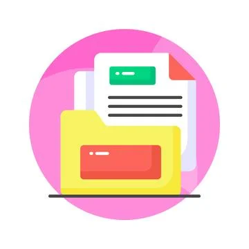 Grab this carefully designed business document concept vector, ready to use 스톡 일러스트