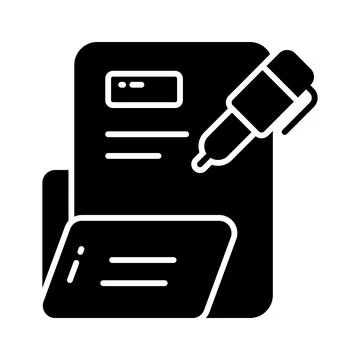 Grab this carefully designed business document concept vector, ready to use Stock Illustration