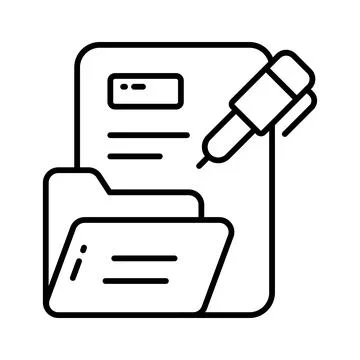 Grab this carefully designed business document concept vector, ready to use イラスト素材