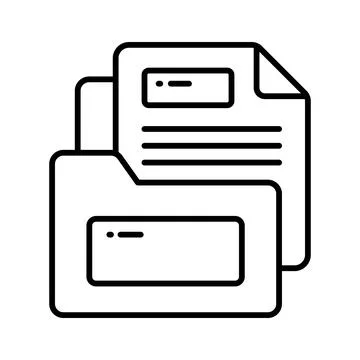Grab this carefully designed business document concept vector, ready to use Stock Illustration