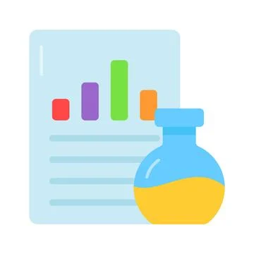 Grab this creatively crafted icon of analytic research in editable design, data Stock Illustration