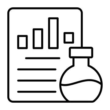 Grab this creatively crafted icon of analytic research in editable design, data Stock Illustration