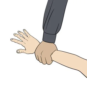 Grab hand elemment Stock-Illustration