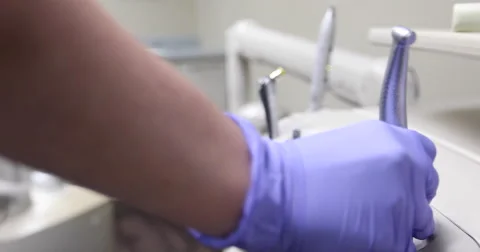 Grabbing Dental Tool Close Up Stock Footage 62767549