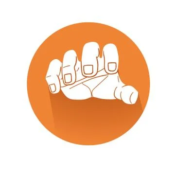 Grabbing hand symbol Stock-Illustration