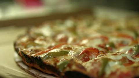 Grabbing a Slice of Pizza Stock Footage 58973451