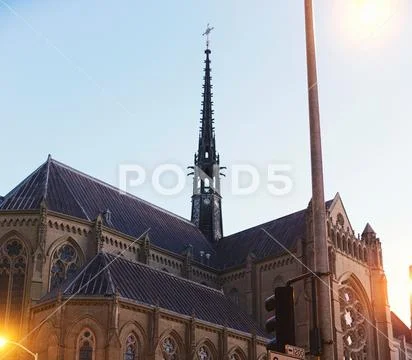 Grace Cathedral, San Francisco, California, USA Stock Photos