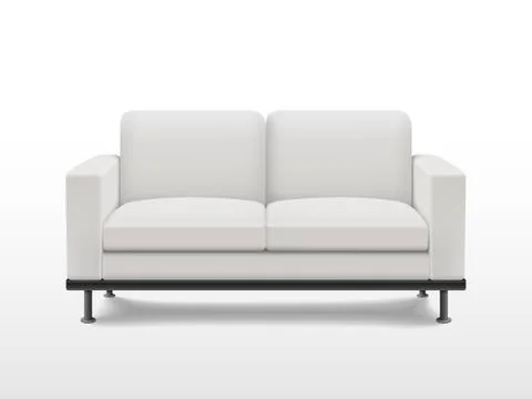 Graceful blank sofa Stock Illustration