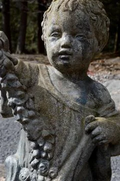 Graceful Boy Statue Stock Photos