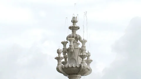 Graceful fountain Stock Footage 31758554