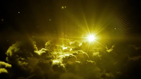 Graceful Light from Heaven Stock Footage 317840671