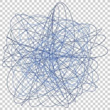 Graceful mathematical drawing pattern transparent PNG design element Stock Photos