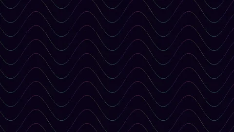 Graceful monochrome wave pattern reveal Video stock 321994789