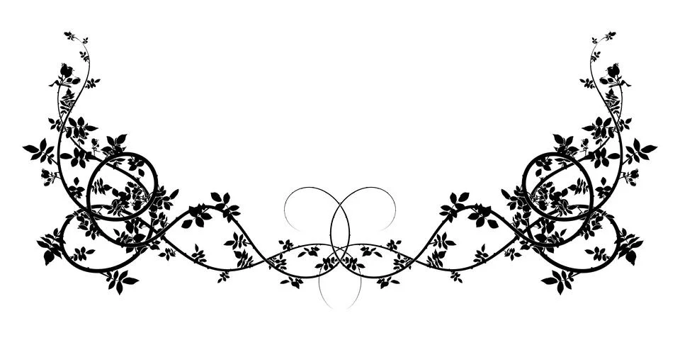 Graceful pattern element of intertwined hop plants 스톡 일러스트