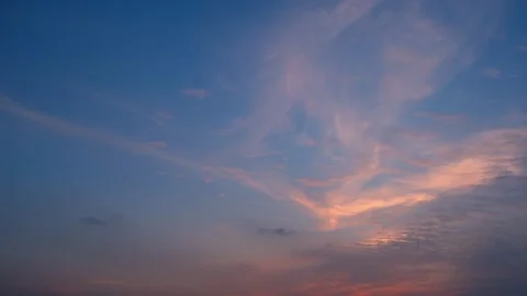 A graceful sunset sky timelapse video. Stock Footage 327846034