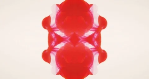 Graceful Twisting Cherry Tinted Dye Form 스톡 동영상 123987017