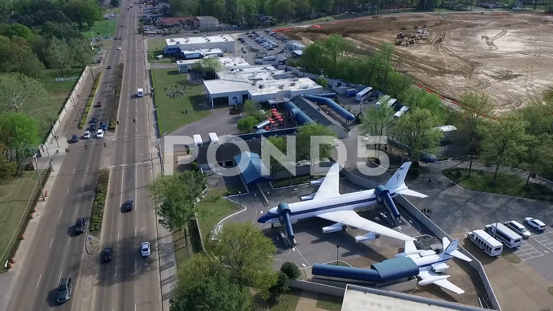 Aerial photo of 2025 graceland