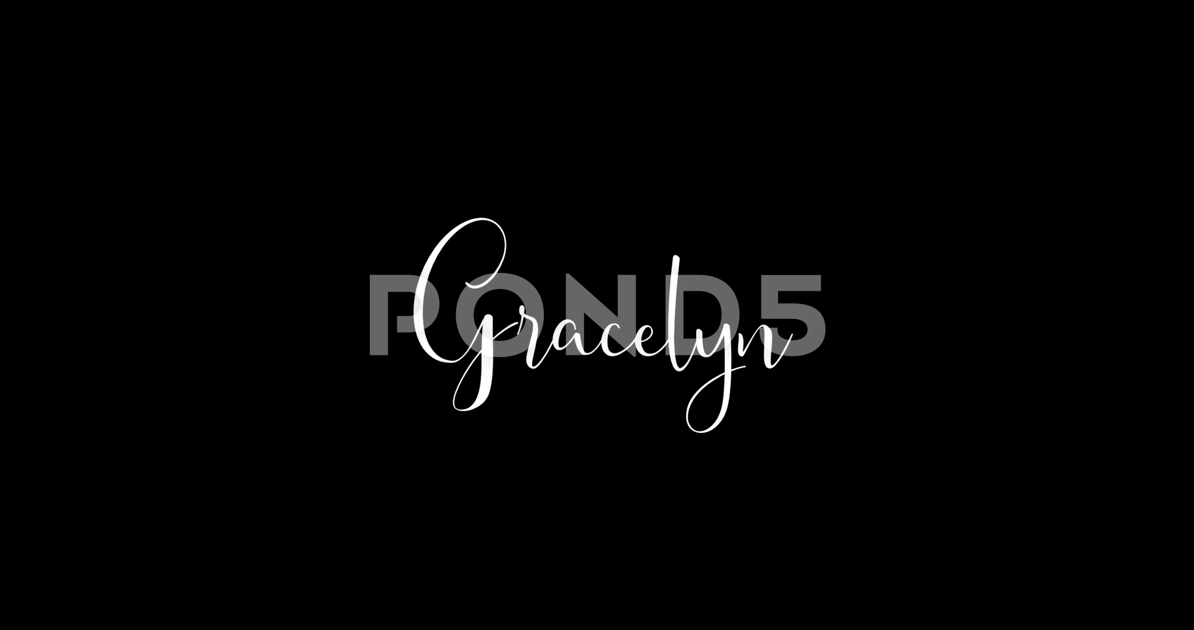 The Word Grace In Cursive