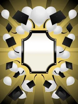 Grad frame Stock Illustration