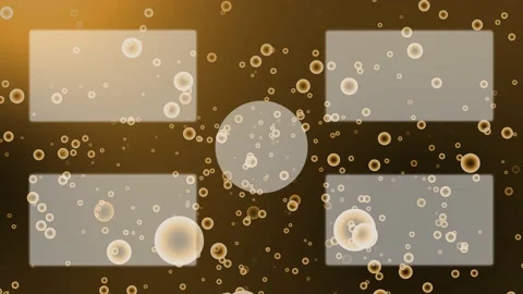Gradation Bubbles Particles Gradation YouTube end card screen motion graphics Stock-Footage 167497847