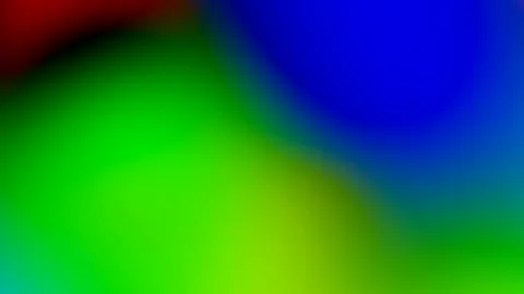 Gradation green, red, and blue color blobs moving Stock Footage 280562656