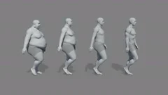 3d model of the girl is getting fat and ... | Stock Video | Pond5 3d model of the girl is getting fat and ... | Stock Video | Pond5