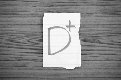 Grade d plus black and white color tone style Stock Photos