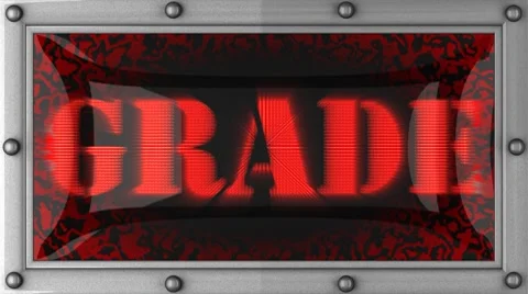 Grade on led Stock Footage 8762224