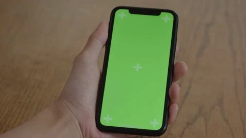 Graded IPhone Horizontal Green Screen ver3 動画素材 136710660
