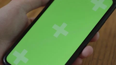 Graded IPhone Horizontal Green Screen ver2 動画素材 136710673